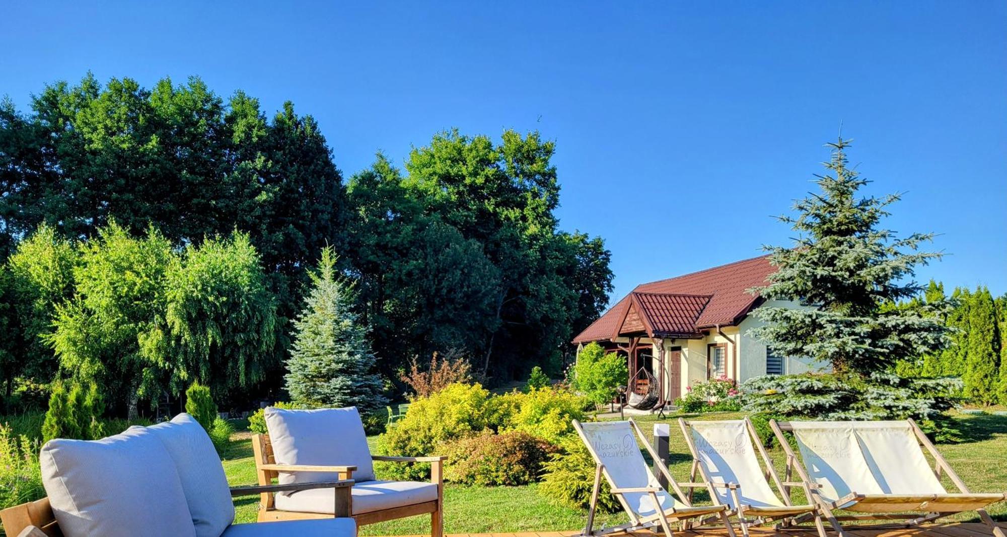 Wczasymazurskie - Domek Caloroczny " Lawenda" Mazury Moldzie Exteriér fotografie